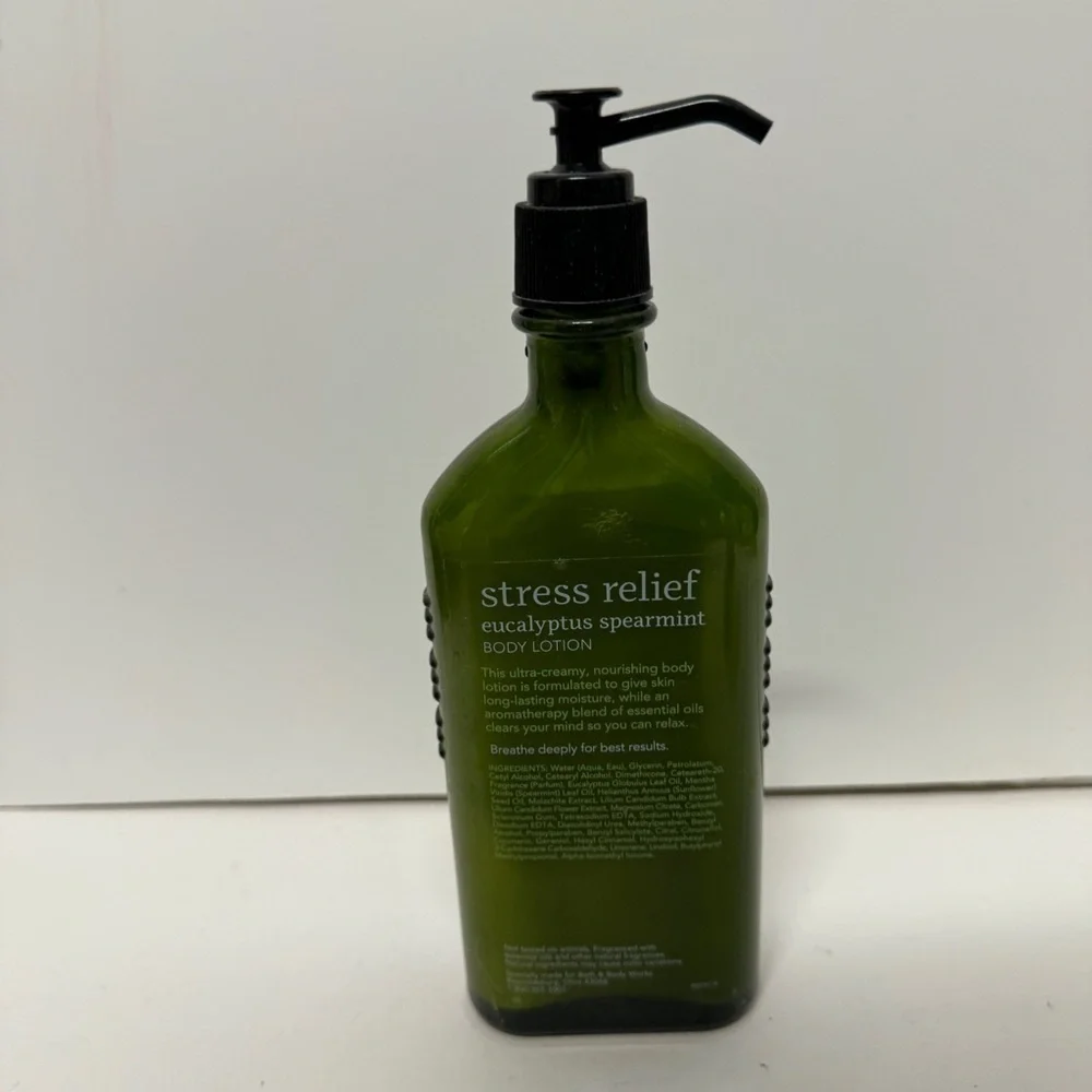 Bath & Body Works Stress Relief Eucalyptus Spearmint Body Lotion 6.5 OZ